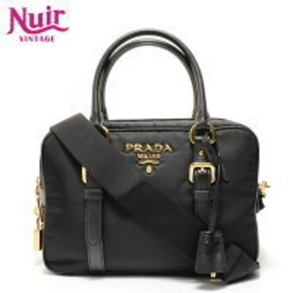 Prada Saffiano Handbag Black
